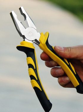 欧克钢丝钳省力钳子8寸老虎钳多功能手钳家用断线钳电工钳子工具