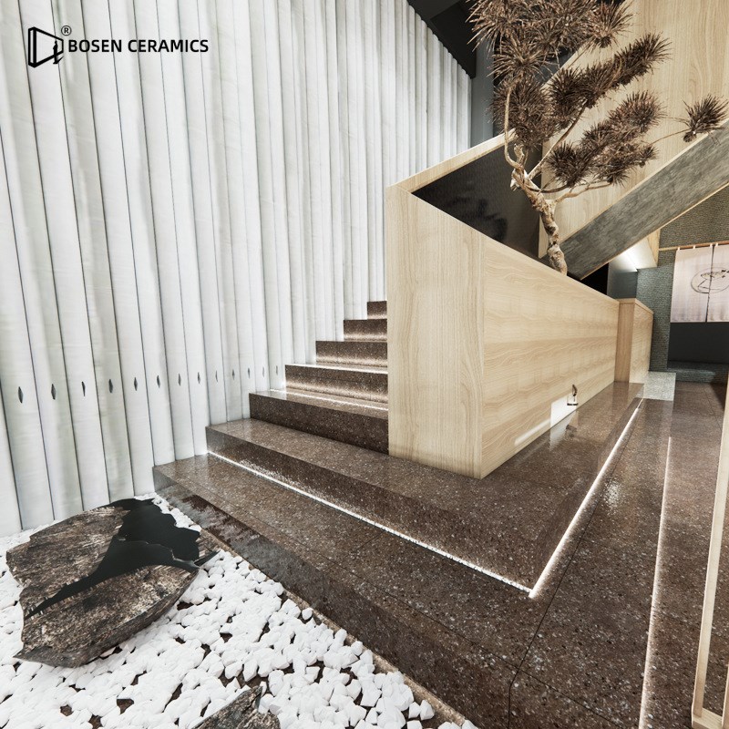 半抛咖啡纯色仿古瓷砖卫生间防w滑复古墙地砖600*600阳台耐磨地面