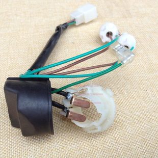 110 15A灯座线束雾灯大灯灯座电缆 原厂大阳摩托配件DY48Q