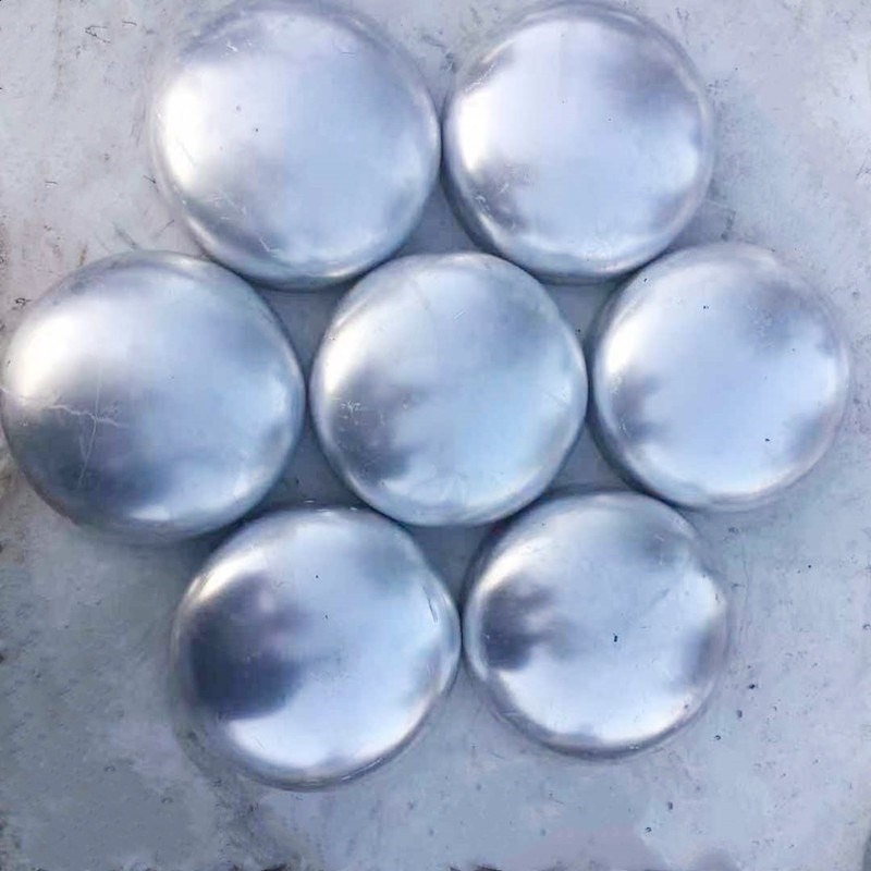 厂家生产铝合金椭圆管帽 大口径定做厚壁管帽 可T来图半球形 蝶形