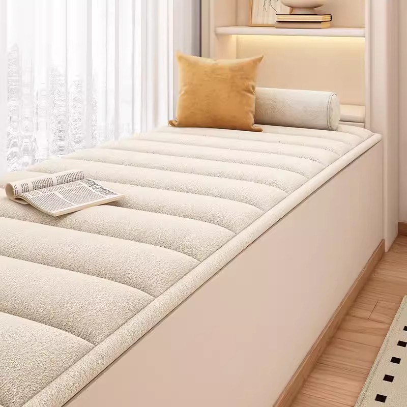 2024新款飘窗垫窗台垫泰迪绒轻J奢高级感阳台垫子四季款