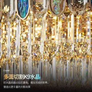 轻奢水晶灯客厅主现灯代简约大气豪华墅别餐JC6035厅卧室广东中山