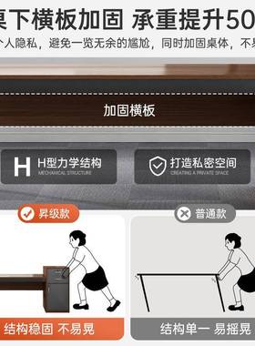 DNZ01282办公电脑桌员工位简约现办代家用公桌室椅组合书桌桌职员