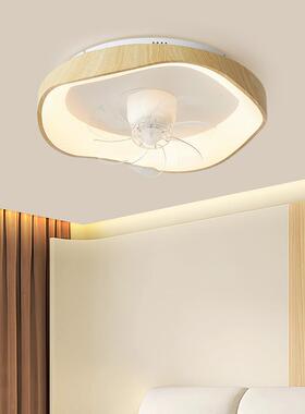 led奶简约吸顶灯风油扇灯卧室书房灯具20552风25新款中山卧室风扇
