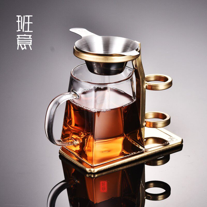 茶道零配件懒人茶架公杯茶漏架公道杯易泡架茶支架过滤养壶笔网架