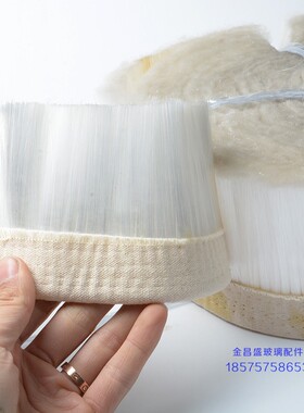 磨边机配件直边机斜边机布毛刷10cm宽挡水毛刷除尘布条尼龙刷