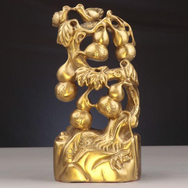 杨铜记 家居公室摆件 铜五福葫芦 五福临门  福禄寿喜财,饰品/流行首饰/时尚饰品新,摆件,淘宝优惠券,粉丝福利购,淘宝优惠卷
