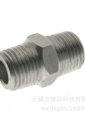 意大利安耐 AIGNEP 进口气动接头 不锈钢双外螺纹直通转接头62000