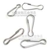 304钢朱胆扣挂钩钥匙窗帘灯管网绳紧固连接配件户外登山弹簧挂扣