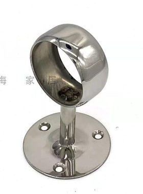 超大38不锈钢挂衣杆晾衣杆 51吊杆吊座底吊通支架顶装侧装免打孔