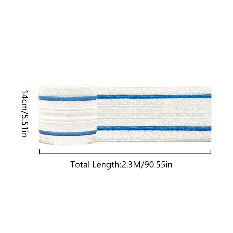 1卷14厘米x2.3米自粘u柔性泡沫装饰条角线底板装饰条3D装饰墙贴