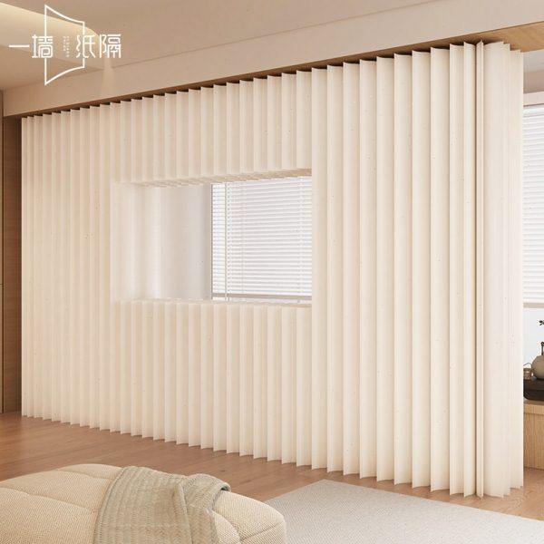 纸屏风隔断办公室假墙卧室分割神器分隔板墙简易自装展会背景墙