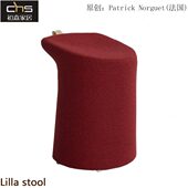 初森家具Lilla Stool丽拉凳定型棉布艺皮艺单椅简约现代风矮凳