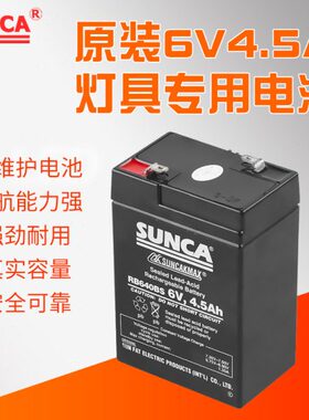 新佳RB640B电瓶6V4.0AH台称6V电池电子称蓄电池探照灯应急灯电瓶