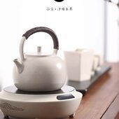 小坐C1净电陶炉铁壶银壶烧水壶玻璃壶家用小型迷你煮茶炉1250w