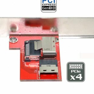 PCI-E4.0转接卡8611SFF-8643对SFF-8087互转8654 Mini SAS HD