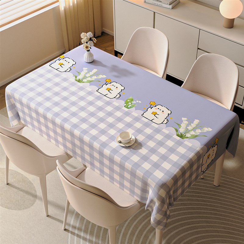 桌布防水防油免i洗餐桌茶几保护2025新款软桌布长方形露营宿舍小