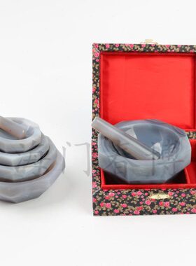 玛瑙研钵一级品优质耐磨内径50mm60mm70mm80mm90mm100mm120mm150