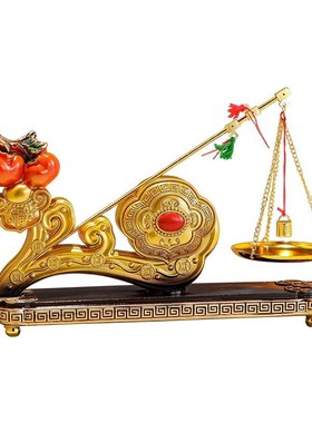 称心如意客厅创意招财摆件新中式电视柜酒柜桌面开业装Z饰乔迁之