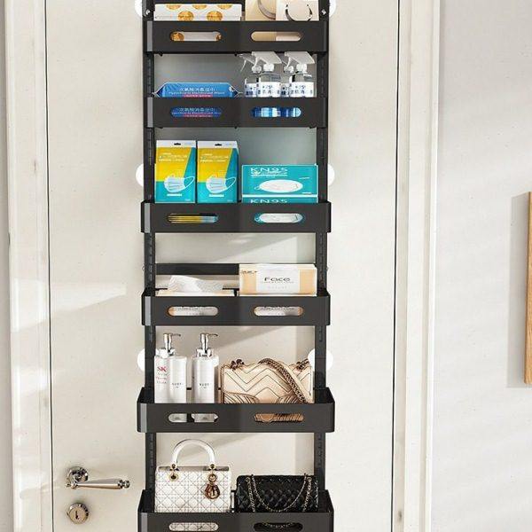 门后挂篮置物架家用多层免打孔壁挂收纳篮卧室浴室杂物门后置物架,厨房/烹饪用具,水槽置物架,淘宝优惠券,粉丝福利购,淘宝优惠卷