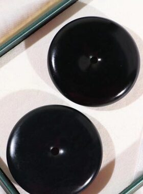 新疆和田玉墨玉山料超大号平安扣吊坠挂架镯子芯和氏璧挂件玉佩