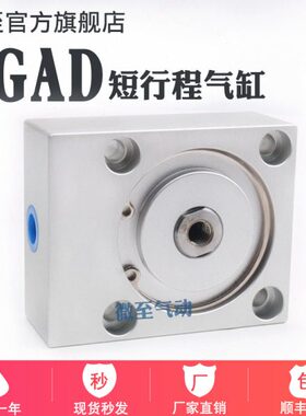F.TEC济南华能型短行程气缸QGAD32-5 QGAD20-10 QGAD50-10-QF0001