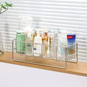 免打孔洗漱台置物架台面 304不锈钢洗澡间窗台浴室卫生间收纳架子