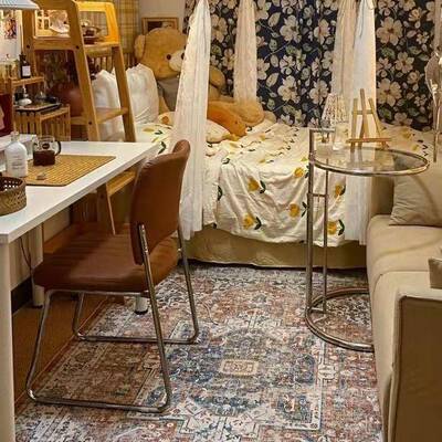 家用书椅舒适会客椅s2955办棋室靠背椅员工培公训椅牌室椅办公桌