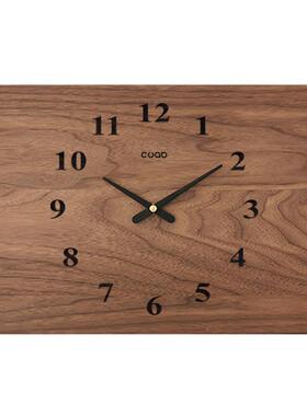 xt黑胡F76M898T桃钟桃木电表箱胡装饰画遮挡箱上翻盖时钟遮电箱y