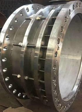 VSSA2型不锈钢双J法兰421限位伸缩接头限位伸缩器dn40伸0刚制缩-