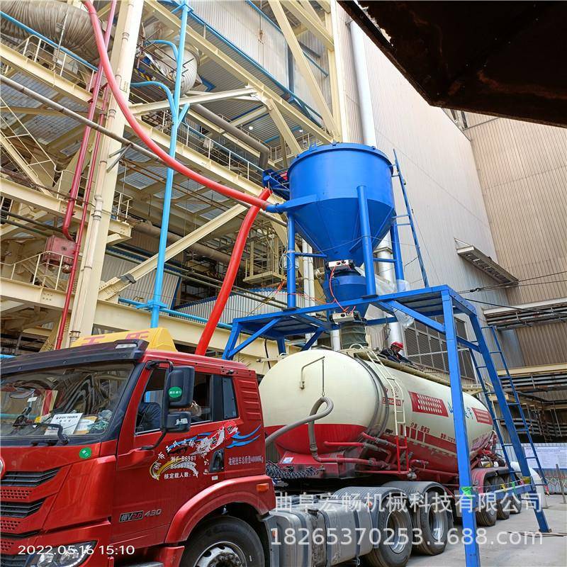 HC-QL200山西电厂灰装车机脉冲除尘10米粉管吸灰0机高扬程负压气