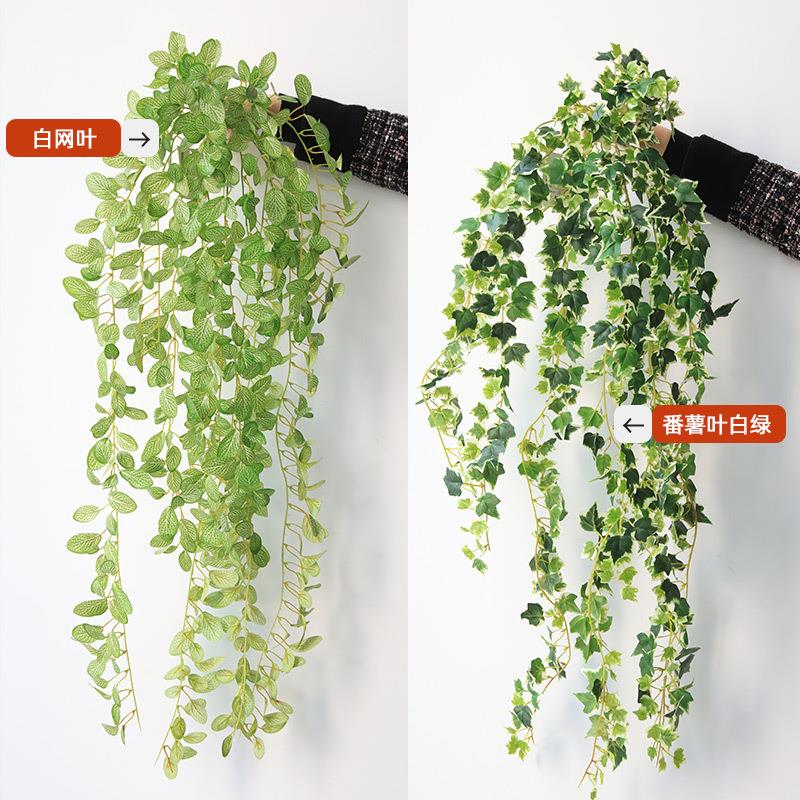 仿真藤条常青藤假藤条番薯藤假叶子管道装饰吊顶软装万年青藤