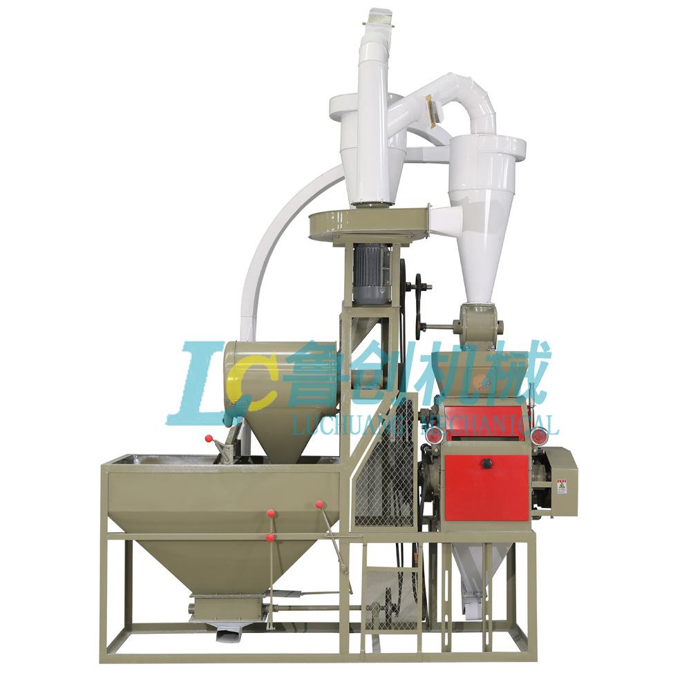 全自动小麦磨面机 对辊式小麦面粉加工设备 磨坊小型杂粮面粉机