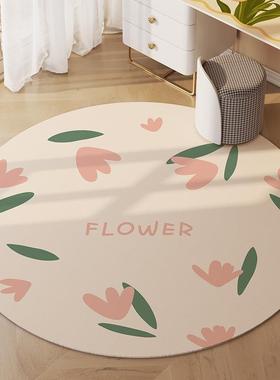 BC10圆形客厅地垫防水可擦洗耐脏地毯卧室书房儿童房床边毯pvc脚