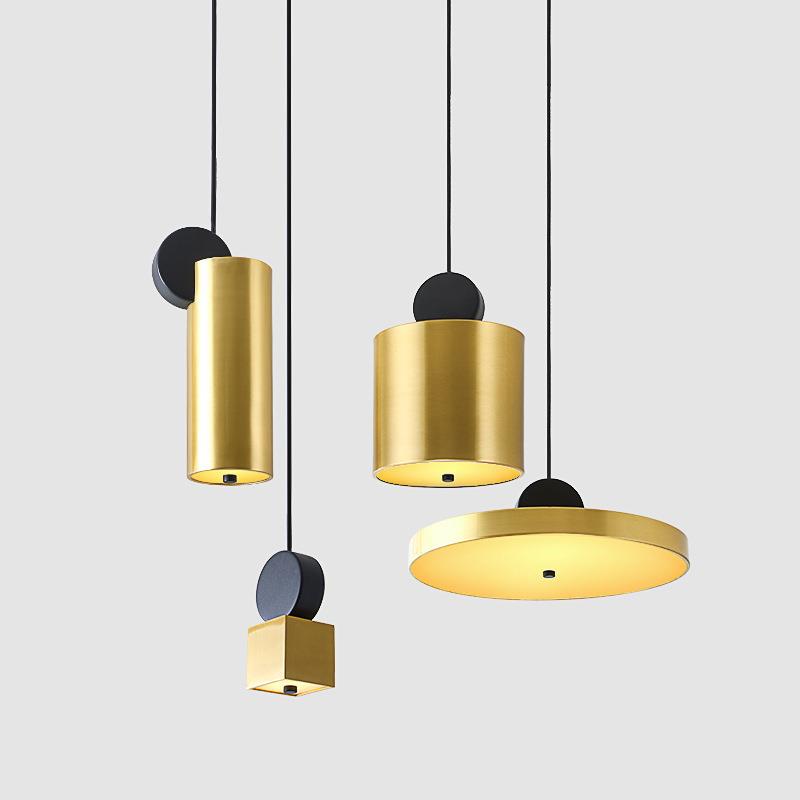 后现代简约吧客厅设计师创意个性几何吊灯餐厅灯床头卧室组合灯具