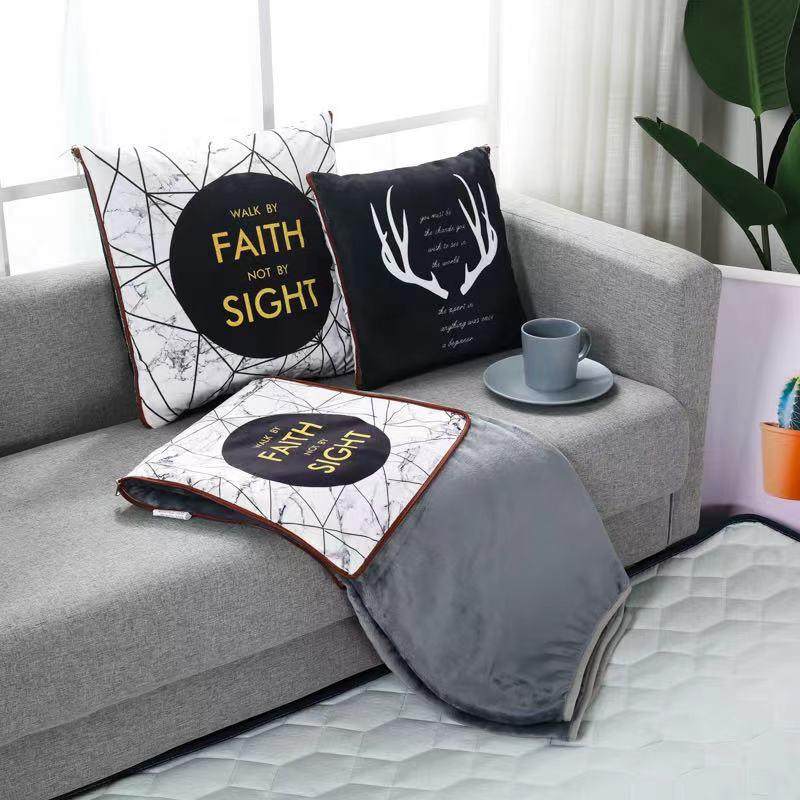 多功能卡通抱枕毯珊瑚绒抱枕毛毯二合一汽车办公室靠垫枕抱枕被子,居家布艺,抱枕被,淘宝优惠券,粉丝福利购,淘宝优惠卷