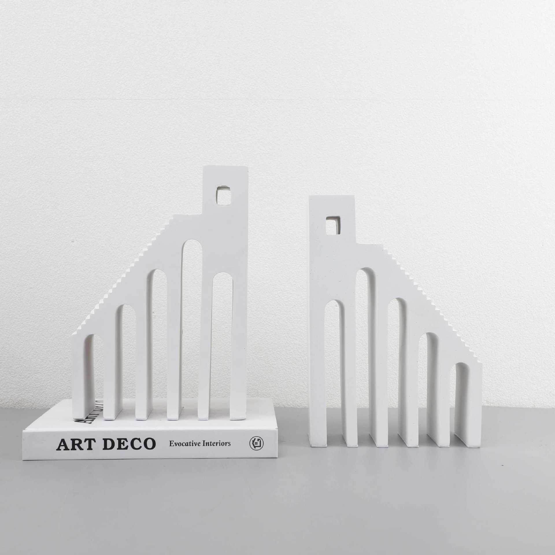 北欧极简创意建筑书档家居书房样板间家居软装装饰桌面工艺品摆件,家居饰品,装饰摆件,淘宝优惠券,粉丝福利购,淘宝优惠卷