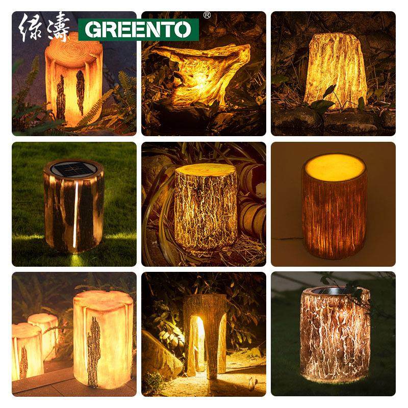 LED仿真树桩灯木桩灯太阳能公园景观灯户外防水庭院灯别墅草坪灯,家装灯饰光源,草坪灯,淘宝优惠券,粉丝福利购,淘宝优惠卷