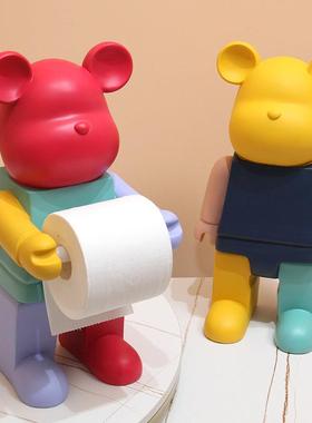 暴力熊存钱罐摆件笨鸟创意暴力熊系列纸巾盒客厅样板间家居装饰品