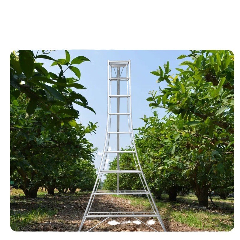 RKT4果园采摘修剪梯铝t合金三脚梯子园艺人字梯园林专用三角梯绿