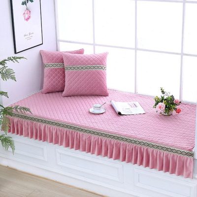 飘窗垫窗台垫卧室阳台垫坐垫榻榻米垫子加厚毛绒飘窗毯可机洗定制