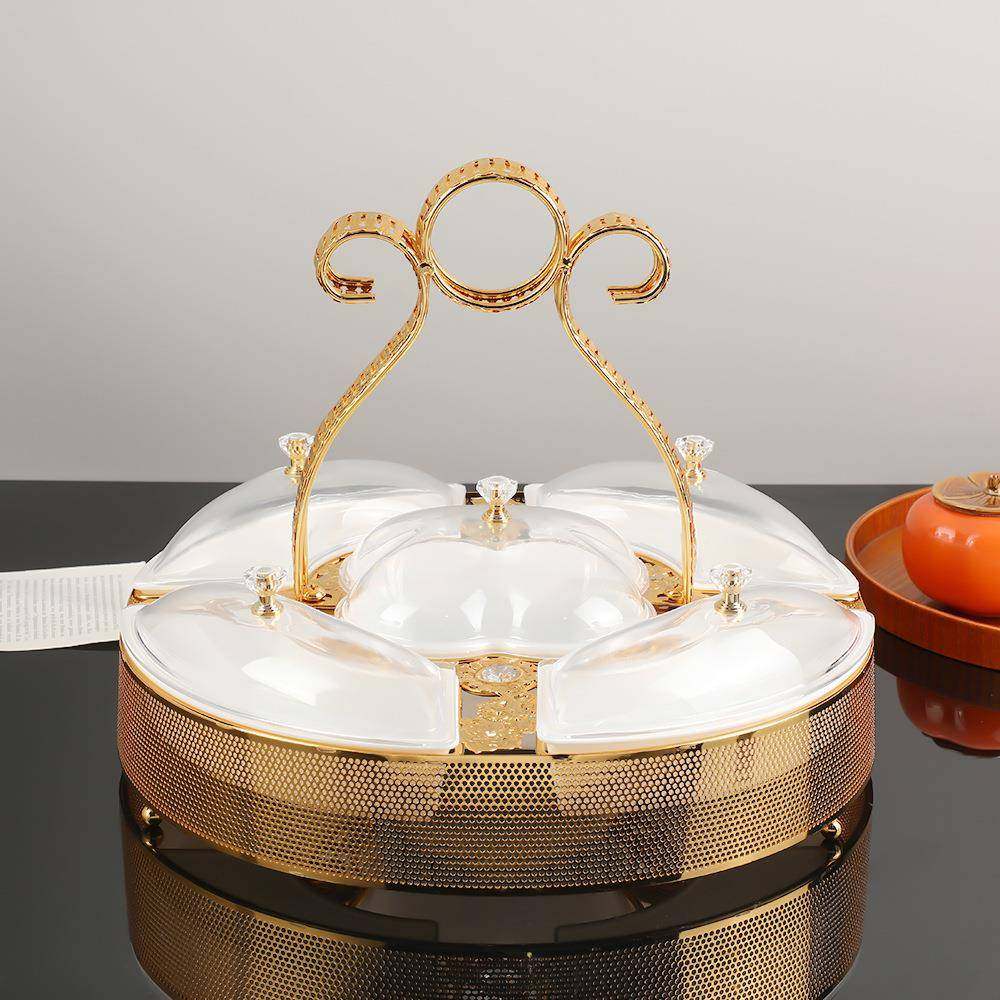 欧婚礼酒店式果盘摆件用零家食分格干果盒盘带盖干无品牌/果拼盘,基础建材,脚轮/万向轮,淘宝优惠券,粉丝福利购,淘宝优惠卷