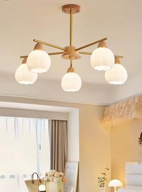 大北客厅主灯现代简约气原木风灯日式轻欧具奢中古卧室餐厅51180