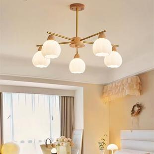 大北客厅主灯现代简约气原木风灯日式轻欧具奢中古卧室餐厅51180