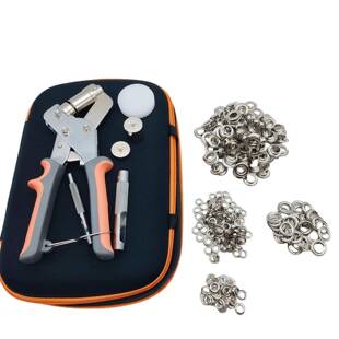 气孔扣眼NKY6/0mm可替换安装工具手压钳帆1帐篷布打孔金属鸡扣气