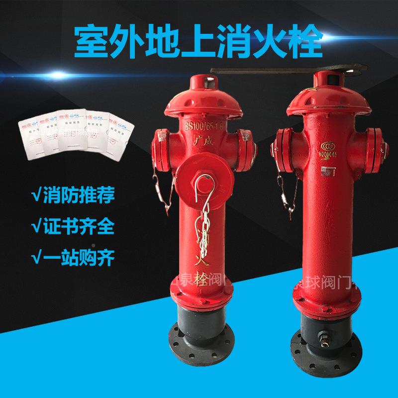 捷室外室内地上消火栓dn1501001SS100/65-式.6消防栓广威SS100/65