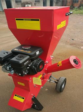 广西果园用树粉碎机小用树枝型ERZ家打碎机带轮子枝树枝粉碎机图