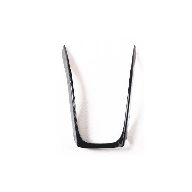 适用2009-2016款奥迪A4L BA8 5D碳纤维桃木纹内饰改装前台档位贴