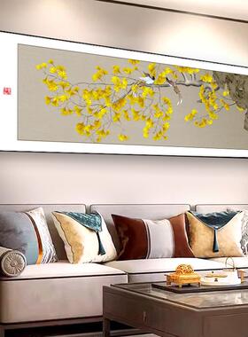 客厅沙发背墙装饰花鸟景喜中上头壁画横幅新式卧室SF800989床头喜