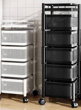 放菜架多层厨置物简约子放QPI水果房蔬菜子篮落地夹缝抽屉式收纳